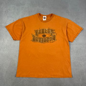 Harley Davidson  - Short sleeved T-shirts (Orange)