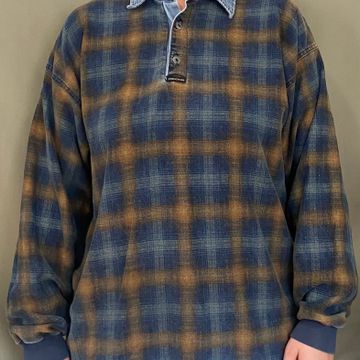 Structure  - Checked shirts (Blue, Brown, Denim)
