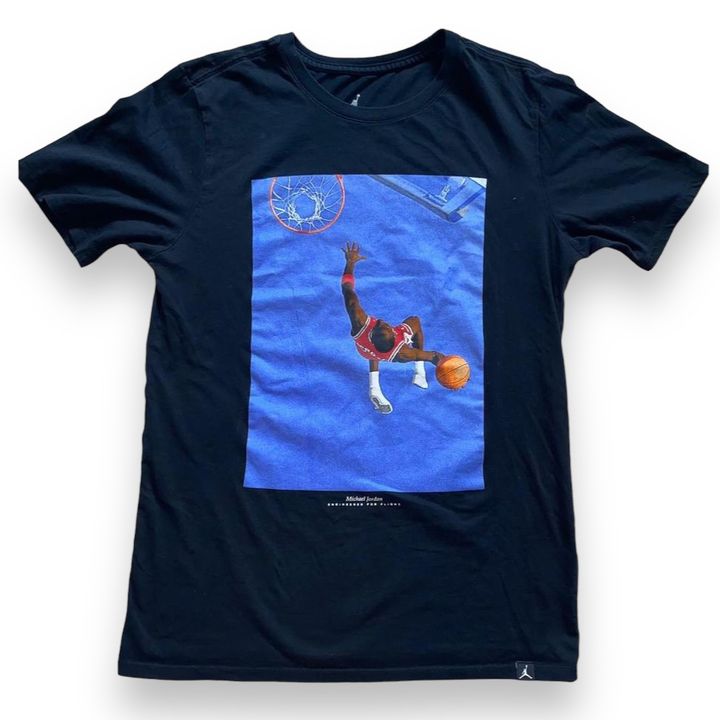 Dark blue hot sale jordan shirt