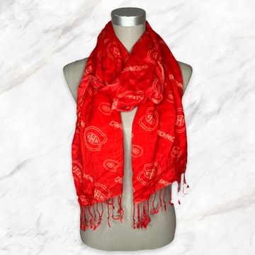 NHL - Large scarves & shawls (White, Red)