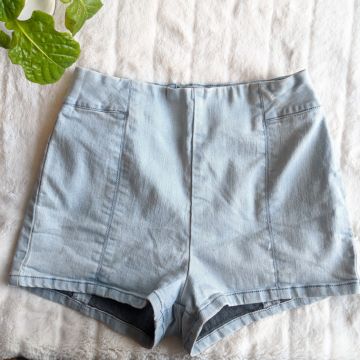 Urban Outfitters - Shorts taille haute (Bleu)