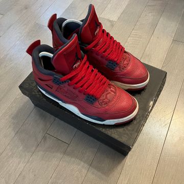 Nike, jordan  - Sneakers (White, Red)