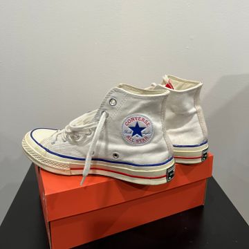 Converse  - Chaussures plates (Blanc, Rouge)
