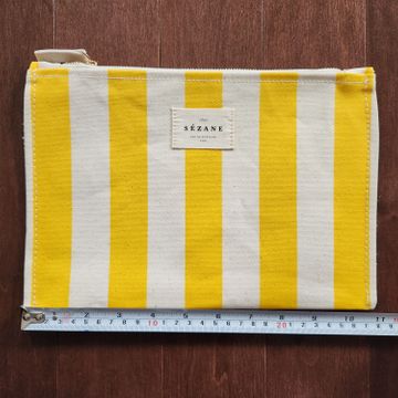 Sezane - Make-up bags (White, Yellow)