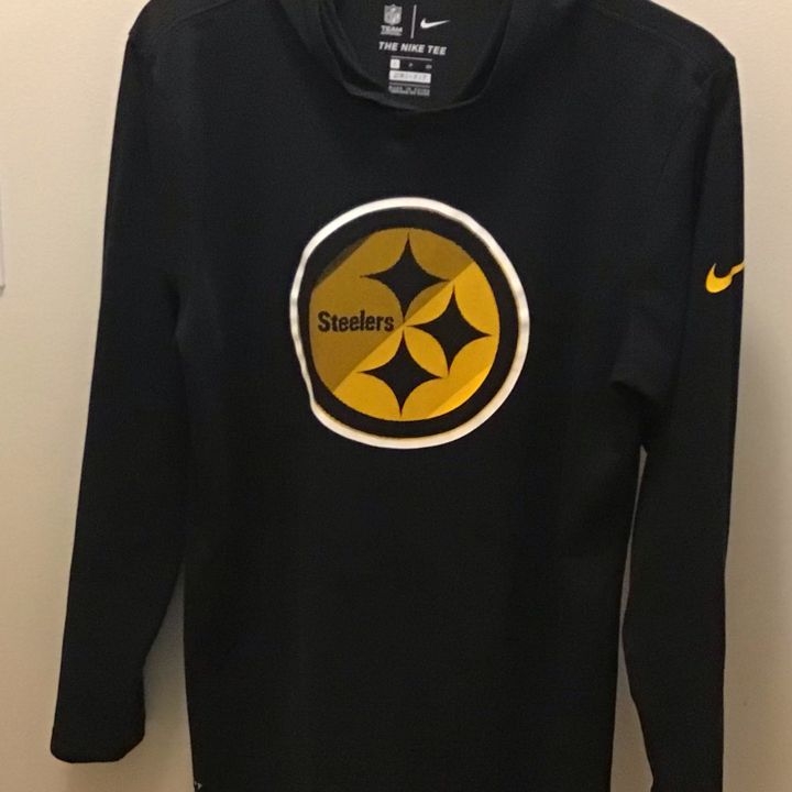 Nike, Shirts, New Nike Drifit Steelers Hoodie Size Large