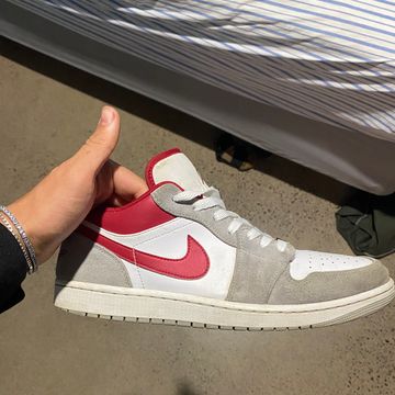 Nike Jordan  - Sneakers (Blanc, Rouge, Gris)