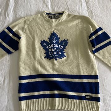 Ilanco NHL Toronto Maple Leafs Pullover Fleece Sweater 1/4 Zip