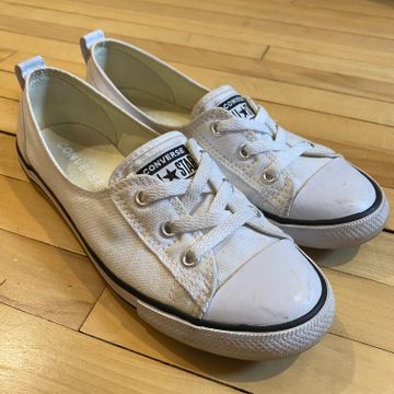 Converse - Chaussures plates (Blanc)