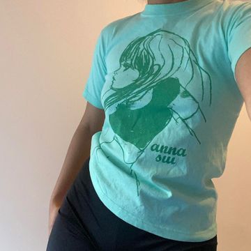 Anna Sui - T-shirts (Green, Turquiose)