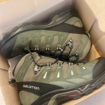 Salomon - Chaussures montantes (Marron, Vert)