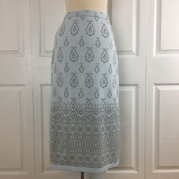 Vintage - Midi-skirts (Blue, Silver)