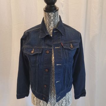NEW Condition LEVIS'S Vintage Style Dark Denim Sz 10-12 Youth or Ladies XS  - Jean jackets