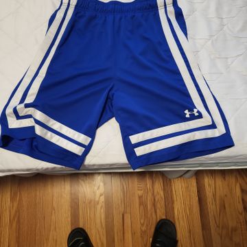 Under Armour - Shorts (White, Blue)