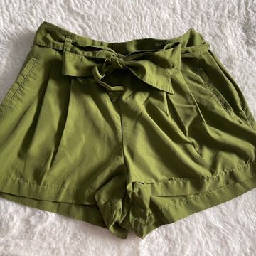 Abercrombie & Fitch - Shorts taille haute (Vert)