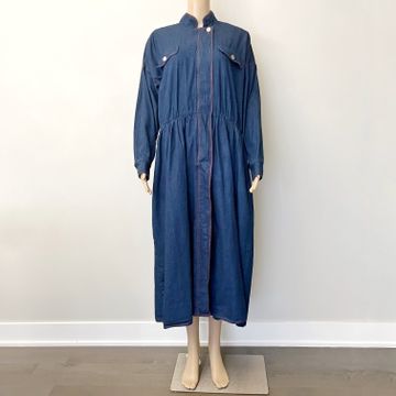 Vintage  - Robes en jean (Bleu)