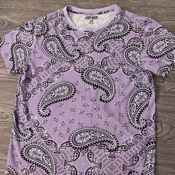 Pop man - Short sleeved T-shirts (Lilac)