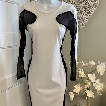 Shein - Mini-dresses (White, Black)