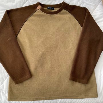 aqua blues  - Crew-neck sweaters (Brown, Beige)