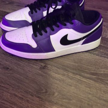 Jordan - Sneakers (Black, Purple)