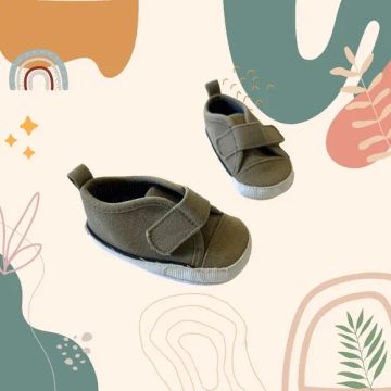 Carter's - Chaussures de bébé (Blanc, Vert)