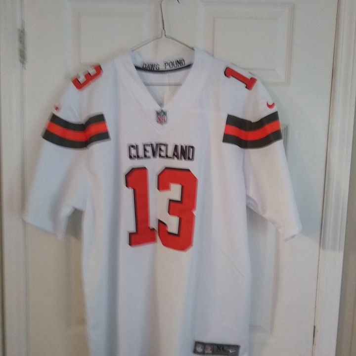 Nike, Shirts, Mens Nike Cleveland Browns Nfl 0 Odell Beckham Jr Vapor Limited  Jersey 2xl