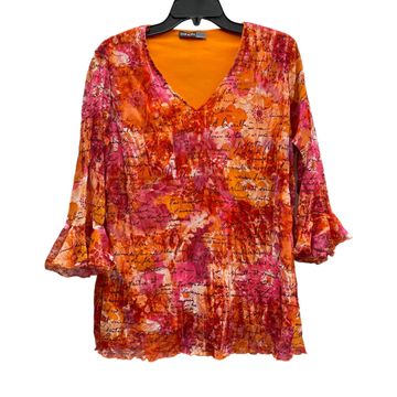 Fashion Plus - Blouses 3/4 (Orange, Rose)