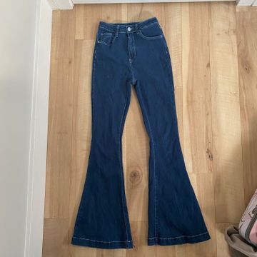 Shein - Pantalons à jambe larges (Bleu)
