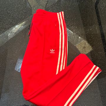 Adidas  - Pantalons droits (Rouge)