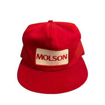 Molson merch  - Caps (White, Red)