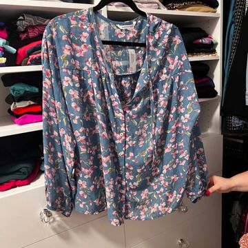 Old Navy - Blouses (Blue, Pink)