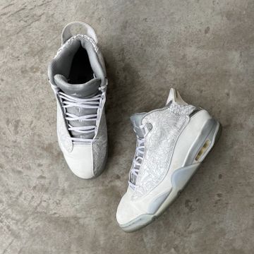 Jordan - Sneakers (Blanc, Gris, Argent)