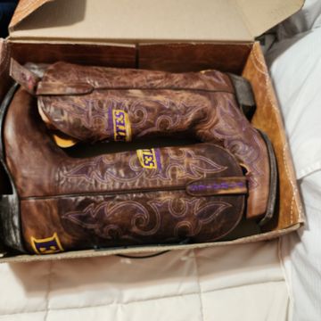 Gameday - Cowboy & western boots (Brown, Purple)