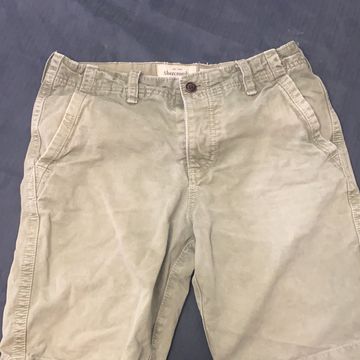Abercrombie & Fitch - Jean shorts (Green, Beige)
