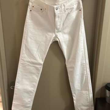Levis  - Jeans slim (Blanc)