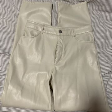 Dynamite  - Pantalons en cuir (Blanc)
