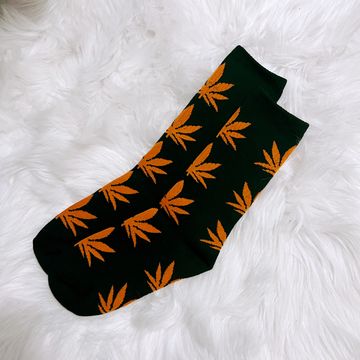 N/A - Casual socks (Black, Orange)
