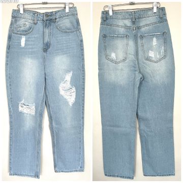 Shein - High waisted jeans (Blue)