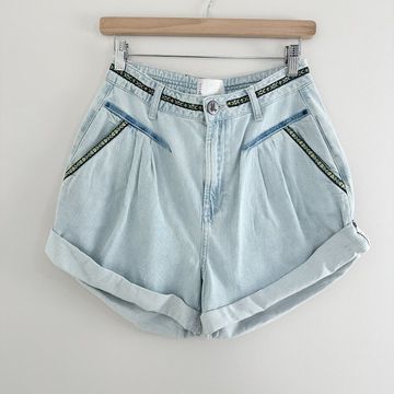 One Teaspoon - Shorts en jean (Bleu)
