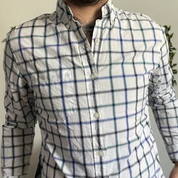 Old Navy  - Checked shirts (White, Blue)