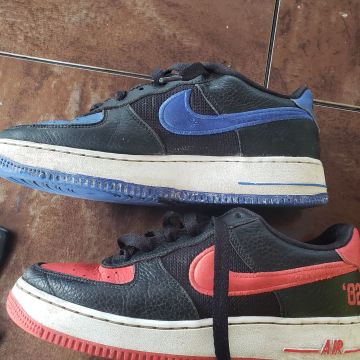 Nike air force 1 - Sneakers (Blue, Red)