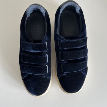 Sandro  - Chaussures plates (Bleu)