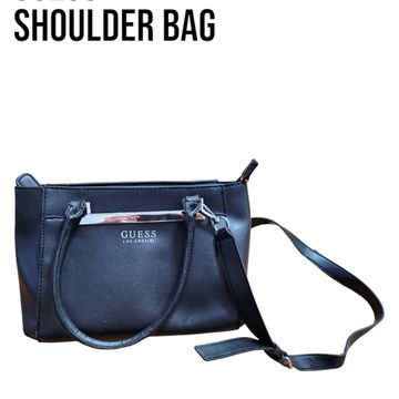 GUESS - Shoulder bags (Black, Silver)