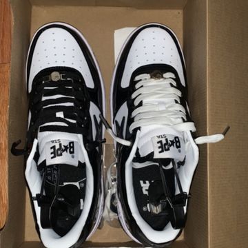 BAPESTAS - Sneakers (White, Black)