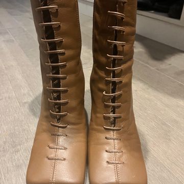 L’intervalle  - Heeled boots (Brown)