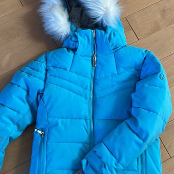 Sunice et Spyder (tuque) - Ski jackets (White, Blue)