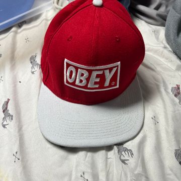 Obey - Caps (White, Green, Red)