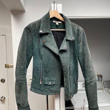 Zara - Leather jackets (Green)