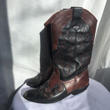 Vintage - Cowboy boots (Black, Brown)
