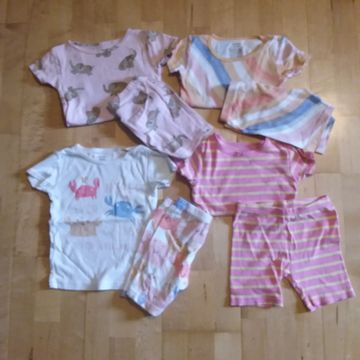 Carter's - Pajama sets (White, Brown, Pink)