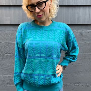 Lady Ann - Knitted sweaters (Blue, Green)